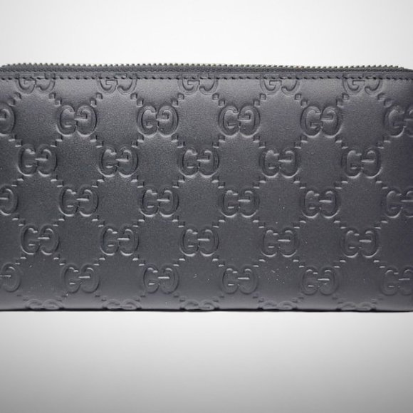 GUCCI GG SIGNATURE ZIP AROUND WALLET - Picture 8 of 12
